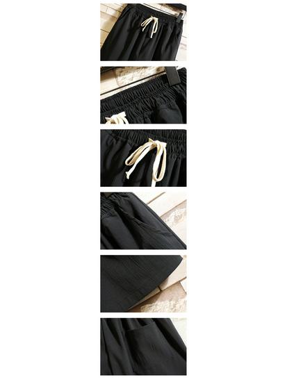 Men's Stand Collar Retro Short Sleeve T-shirt & Shorts Set, Solid Color National Style, 2022.