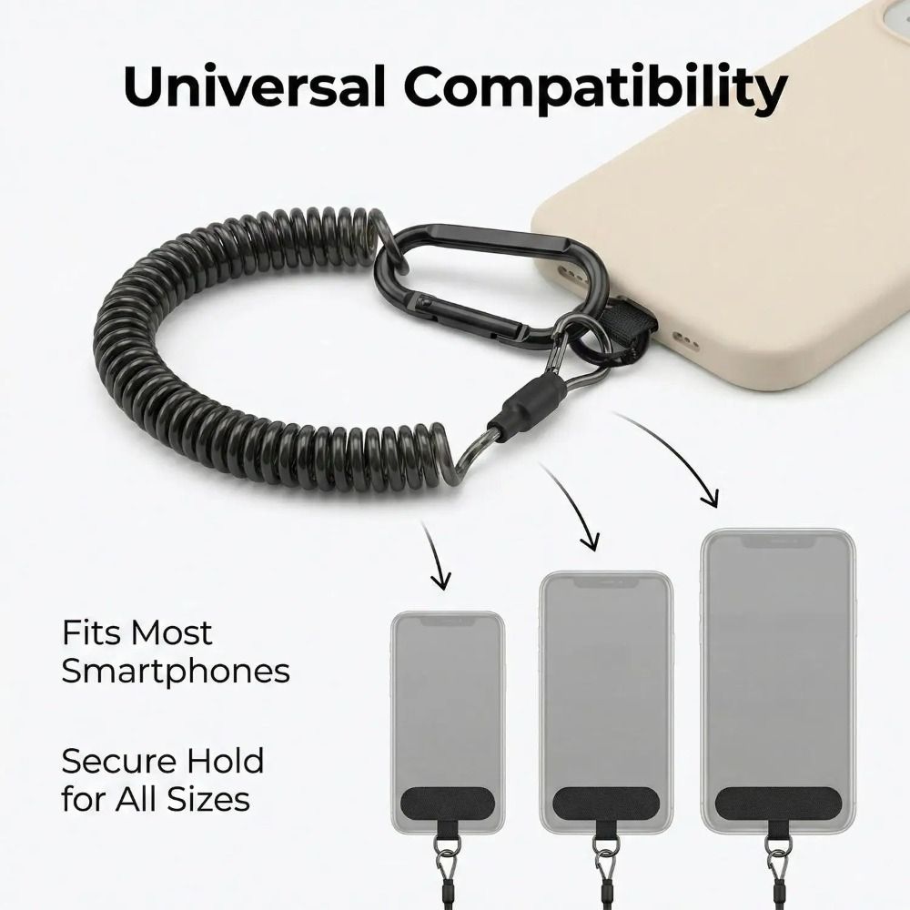 Anti-lost Phone Ropes Tangle-Free Anti-Theft Wrist Band Portable Phone Lanyard Outdoor