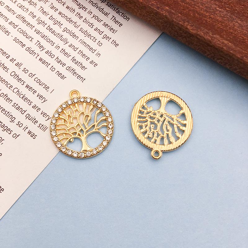 

Синьо-білий картатий з єднувач з стразами з двома отворами для DIY браслетів та намист