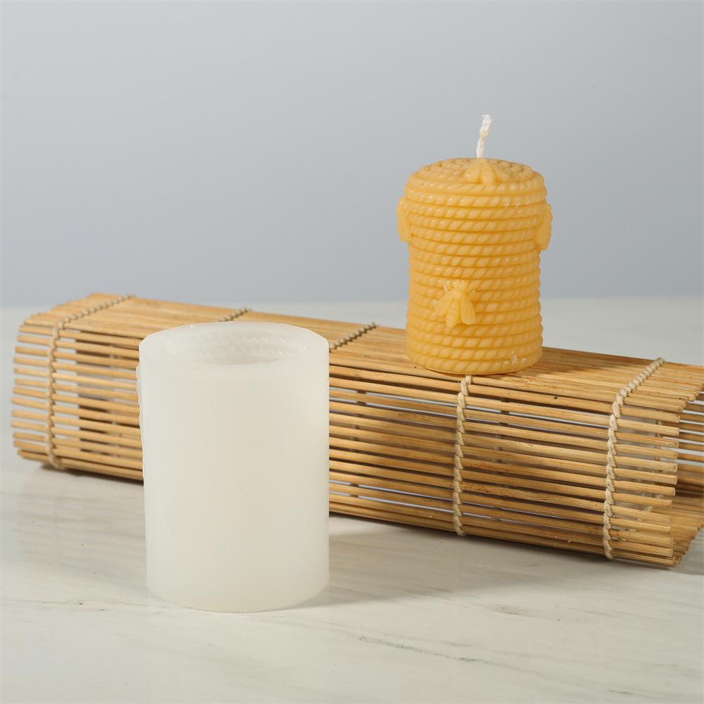 3D Honeycomb Silicone Candle Mold DIY Honeycomb Gift Box Candle Gypsum Mold Honeycomb Production Set Home Decoration Gift