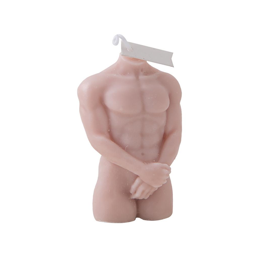 1pc Human Figure Wax Candle Molds, Thick Body Resin Clay Mould,  Silicone Moulds For Candle Aromatherapy Making DIY Soap, Candle