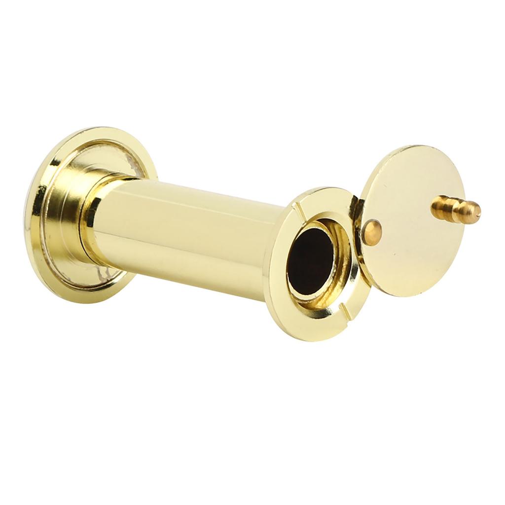 Anti Theft 220 Degree Viewing Angle Safety Door Viewer with Back Cover for Home Use(Gold )
