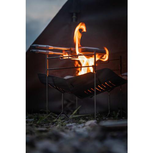 Camping Moon (CAMPING MOON) A4 Type Solo Grill Bonfire Stand Solo Bonfire Stand Bonfire Grill Stainless Steel 304 Canvas Case SOLO-A4