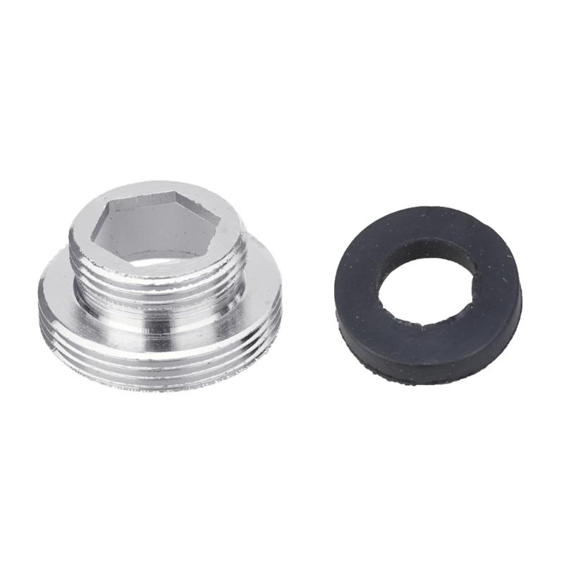 2Pcs Sink Faucet Adapter Replacement 22mm to 16mm Tap Aerator Connector