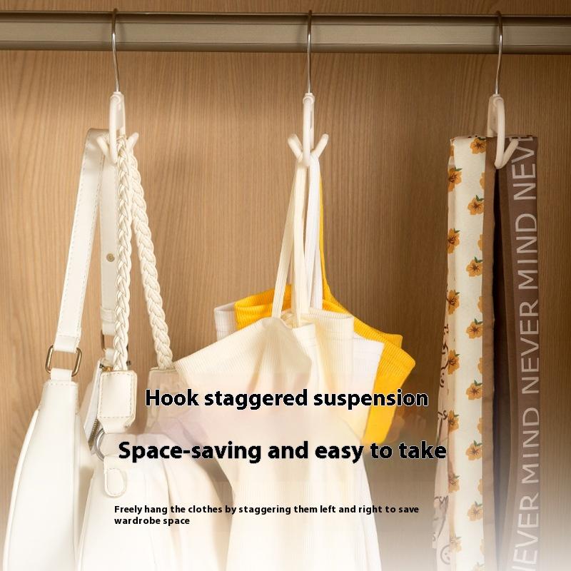 

Hanging Hangers Bra Hanger Belts Camisole Clothes Organizer Rack Multifunctional Foldable Reusable Hanger Storage Rack For Home 1PC