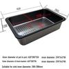 304 Stainless Steel Nano Black Stackable Sink Drain Basket