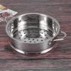 16cm Thickening Food Steam Rack Stainless Steel Steamer with Double Ear for Soup Pot Milk Pot Kitchen Tools