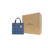 Coach Field Denim Fabric Tote Bag , Shopping Bag , Crossbody Bag , Handbag Medium Women's Marine Blue (Unisex) Handbags CA580 B4UDF
