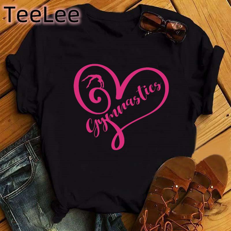 Gym Art Tee Shirt Femme Ballet Dancer Gymnast Lover Birthday Gift Tops Girls Summer Print Gymnastics Casual T Shirt Unisex