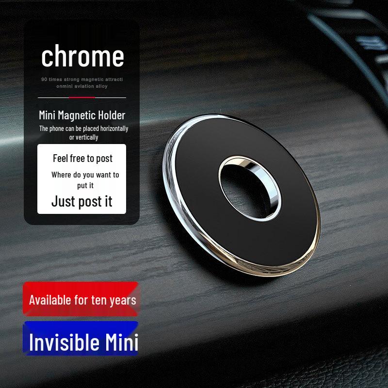 

Magnetic Car Phone Mount with Suction Cup and Steering Wheel Bracket