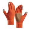 Winter Touchscreen Gloves Men Women Warm Knitted Gloves with Anti-Slip Palm Thickened Thermal Gloves for Outdoor Cycling Daily Outings