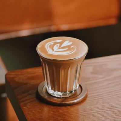 Shangqi Simple Retro Glass Coffee Latte Cup