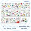 AGUGU Fantasy Notebook Die-Cut PET Sticker Roll - Cute Dream Core Graffiti Glitter Adhesive Tape