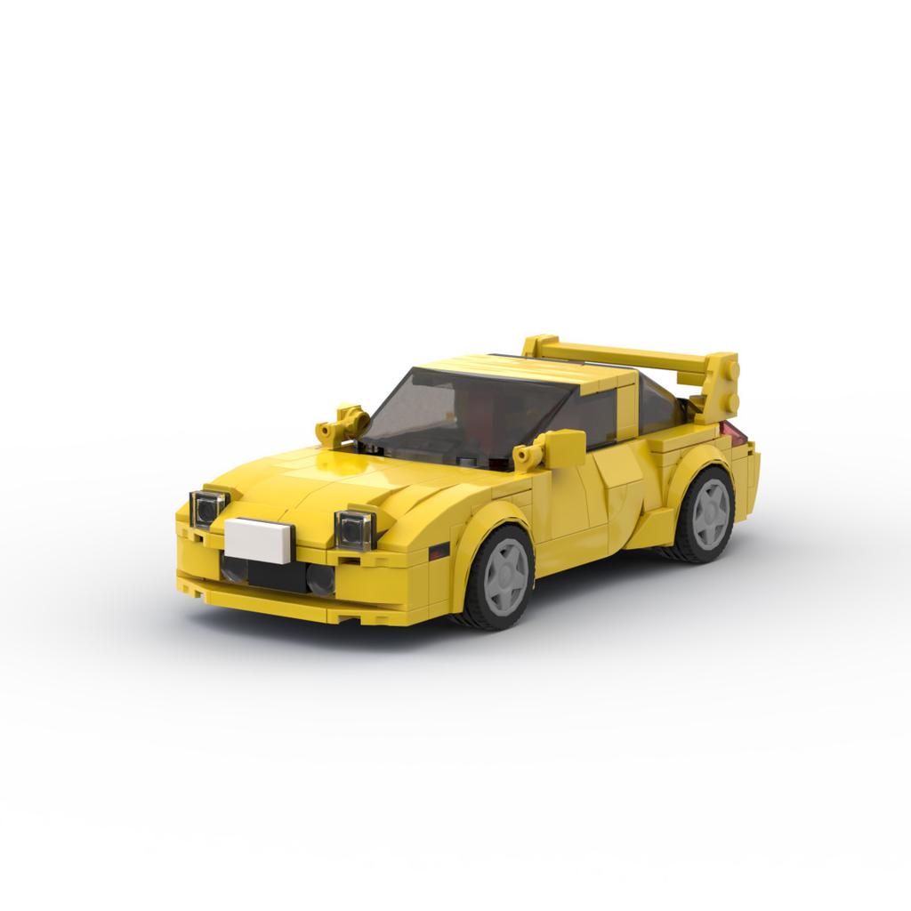 MOC Mazdaed RX-7 City Technics Initial Vehicle Championed Racer Building Blocks Brick Racing World Famous CLassic Supercar