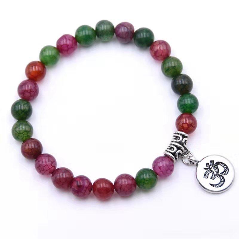 European American Cross-Border Yoga Bracelet: Volcanic Stone, Sea Wave, Starfish, Lotus Pendant