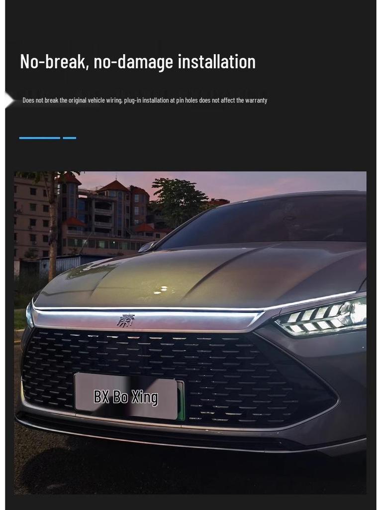 LED Daytime Running Light for Car Hood