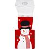 2PCS/SET Decoration Festive Atmosphere Cloth Durable Toilet Multi-element Toilet Cover Gift Christmas Cozy Bathroom