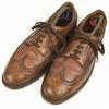 1972 Vintage FLORSHEIM Imperial Kenmoor Long Wingtip Brown Size 10.5EEE / 28.5cm Men's(USED)