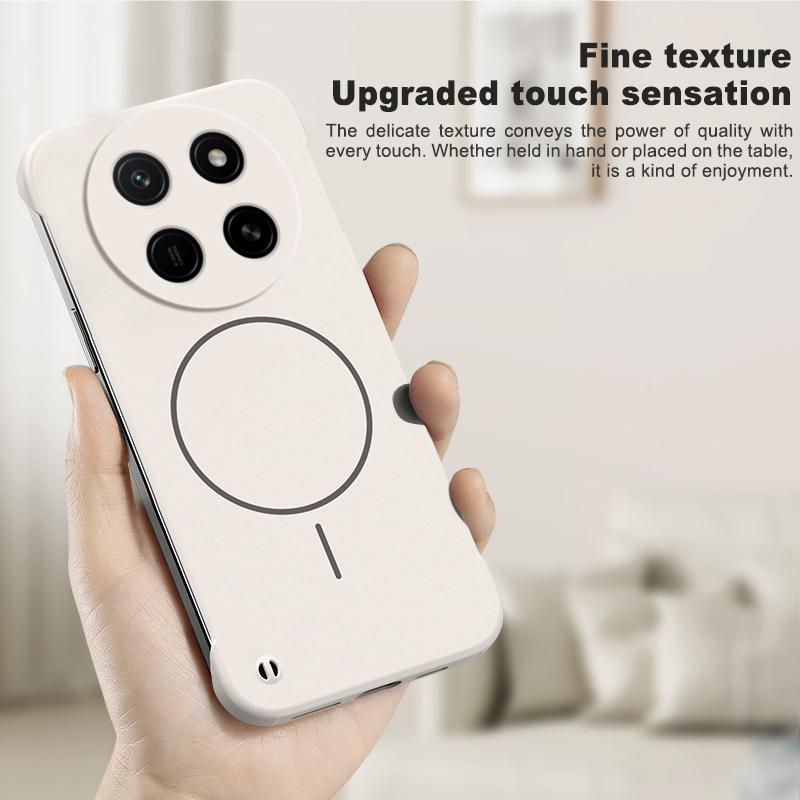 For Magsafe Magnetic Frameless Case For Honor X80 Pro Max Hard PC Matte Ultra Thin Shockproof Cover For Honor X80Pro Max Shell