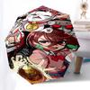 Anime Characters, Group Portrait Themed Automatic Opening and Closing Umbrella, Compact Travel Umbrella, Lightweight and Portable, Suitable