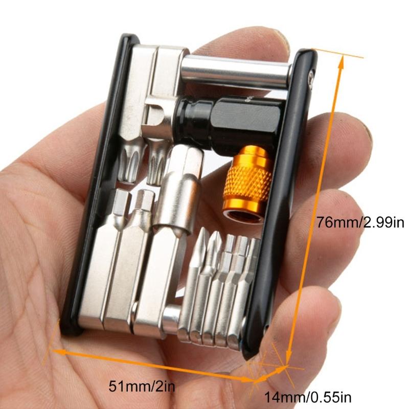 Bicycles Mechanic Repair Tool Portable Bike Repair Set Tire Repairs  Patches Set with Storage Bag Cycling Accessories