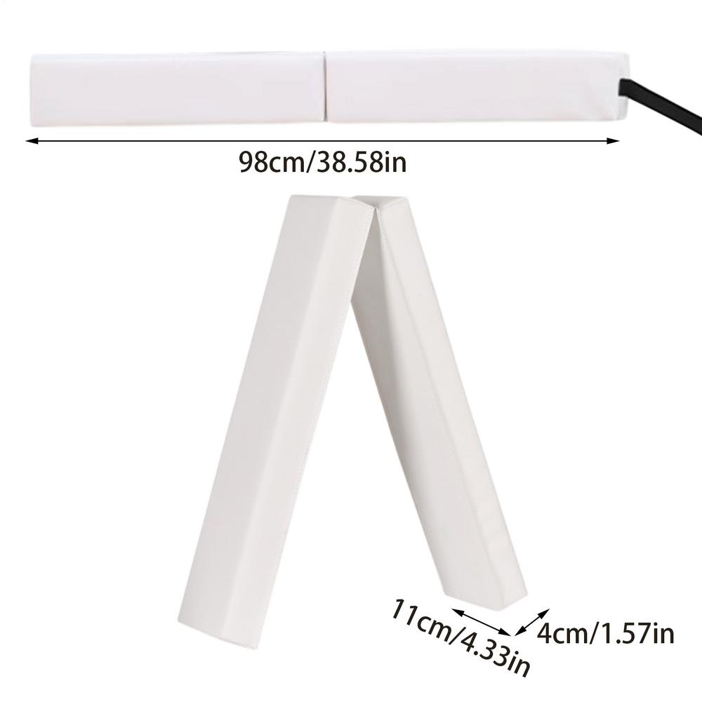 1pcs Car Door Protector Magnetic Folding Connected Style Body Side Edge Guard Decorative Anti-scratch Protection Strips