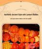 Chinese New Year Fu Character Paper Lantern - Spring Festival Atmosphere Decoration with Ancient Style Pendant