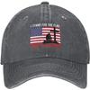 I Stand for The Flag I Kneel for The Cross Baseball Cap Distressed Denim Style Adjustable Dad Hat