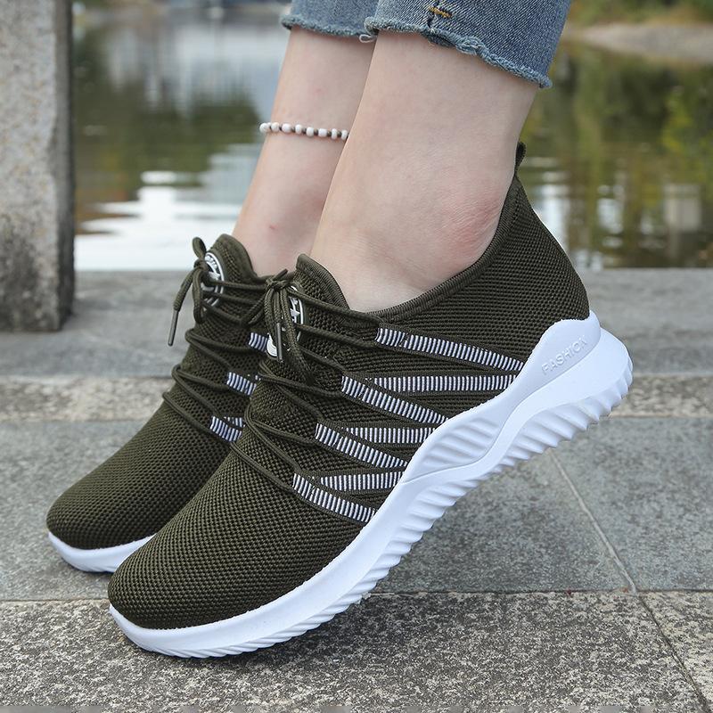 Atmungsaktive Slip-On Flache Schuhe für Damen mit Weicher Sohle - Ganzjahres Leichte Sneaker Geeignet zum Gehen, Täglichen Pendeln, Bequeme Freizeitschuhe