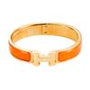 Hranaté náramky Clic H Unisex Oranžová Zlatá H700001F8APM