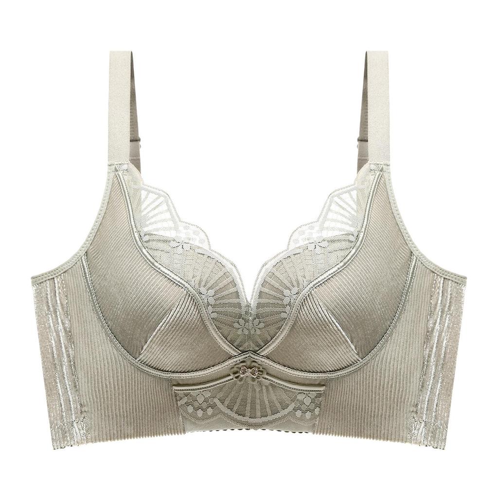 Women's 2026 Red Lingerie Anti-Sag Wireless Bra with Adjustable Support