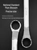 Dual-Purpose Multi-Function Open-End Wrench Set with 17 Sockets (8-10mm) for Auto Repair