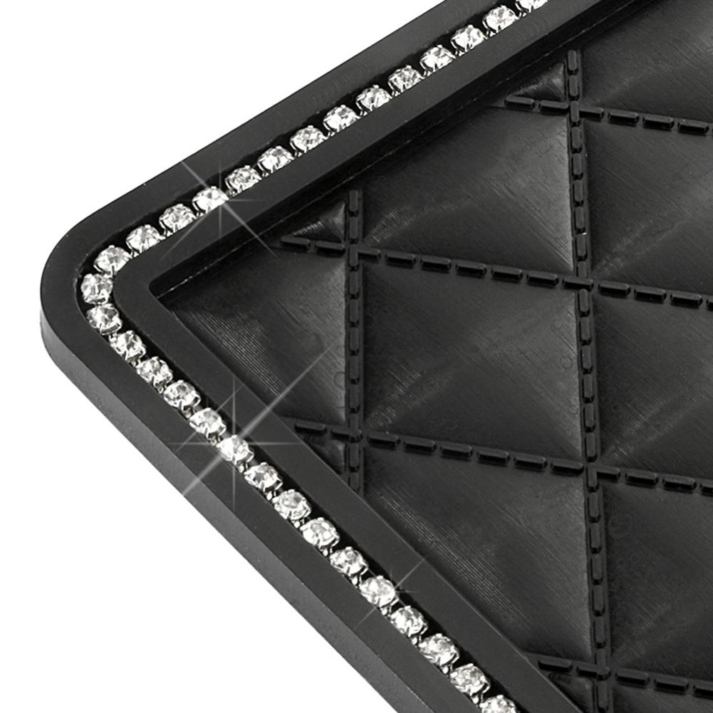 Anti-Rutsch-Matte für Telefon im Armaturenbrett des Autos Rhinesto Anti-Rutsch-Matte Rutschfestes Gadget Klebrige Matte Panel Auto Matte Fixieren Auto Zeug
