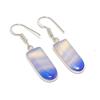 Natural Purple Lace Agate 925 Sterling Silver Jewelry Earring 1.62" AE-12077