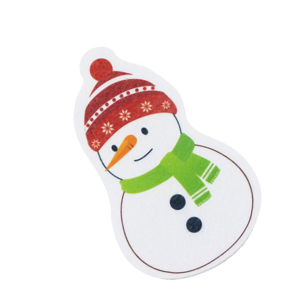 Holiday Cleaning Sponge Snowman/Snowflake/Glove/ Deer Cartoon Sponge Cleaner Cleaning Rubs During Christmas