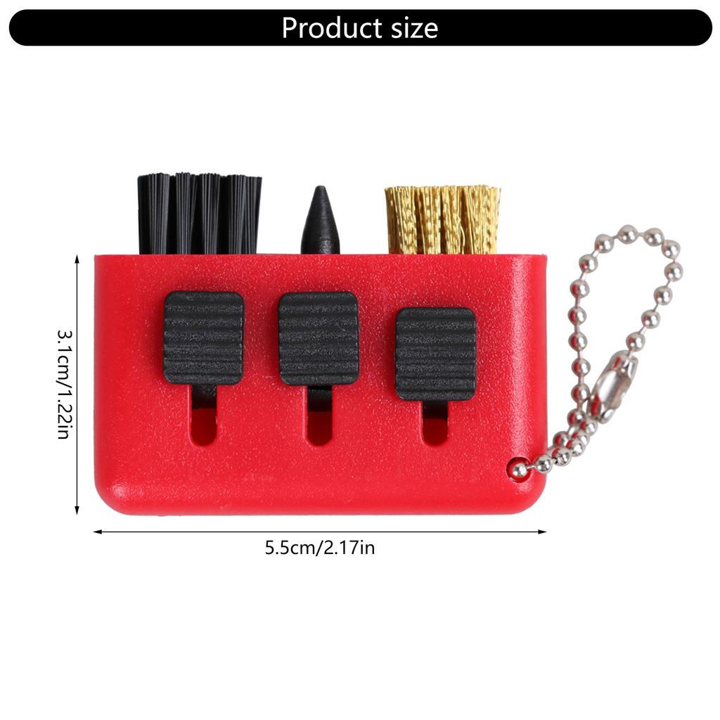 Brosse 3 en 1 pour voiturette de golf avec affûteur de rainures de golf Outil de nettoyage rétractable pour club de golf pour les passionnés de golf