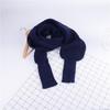 Unisex Knitted Shawl Sweater with Sleeves - Versatile Solid Color Cloak for Autumn and Winter Parties