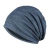 1Pc Thin Elastic Slouchy Lightweight Headscarf Cap Breathable Unisex Casual Beanie Trendy Solid Color