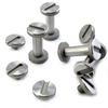 2 Sets Shirogoro Knives Style 416 Stainless Steel Material Knife Handle Lock Screws Rivet Nail Bolt Fastener DIY Making Part