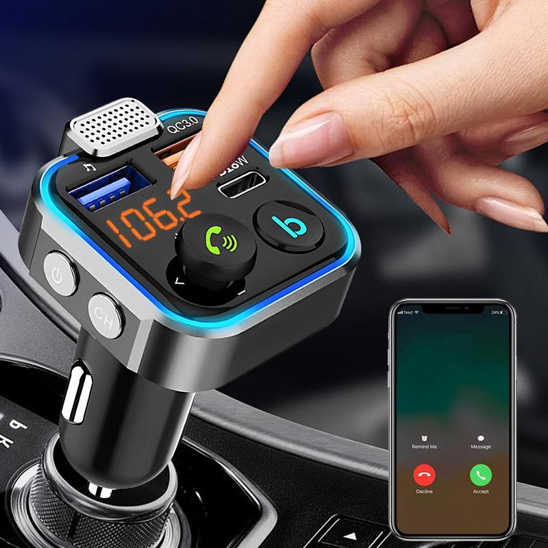 

For P5 Car Bluetooth Receiver USB Wireless Adapter For Car Wireless Car Receiver With Double USB Ports Vehicle Stereo United States