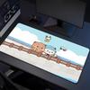 Beach Fun Xl Gaming Mouse Pad Nonslip Rubber Base Stitched Edge Waterproof Desk Mat For Pc Laptop Gamer Office Computer Accessories C92784