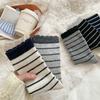 Stacked Socks Tide Striped Thermal Socks Children Medium Tube Socks Wool Late Autumn