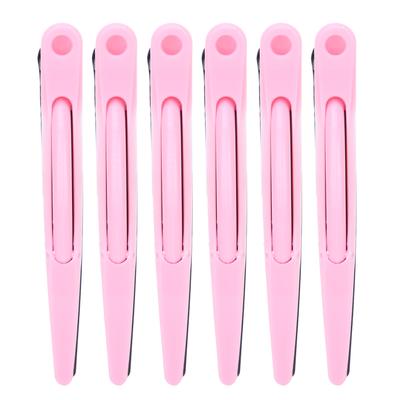 6Pcs Hair Styling Clip Hair Perming Dyeing Sectioning Duckbill Clip for Barber Hair Salon