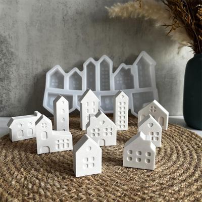 Silicone Candlestick Mold DIY Handmade Mold Handicraft Mold Ornament Resin Making Mold for Home Decoration