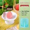 3D Mini Fruit Popsicle Mold - Mango, Peach, Lychee, Strawberry, Cantaloupe, Orange