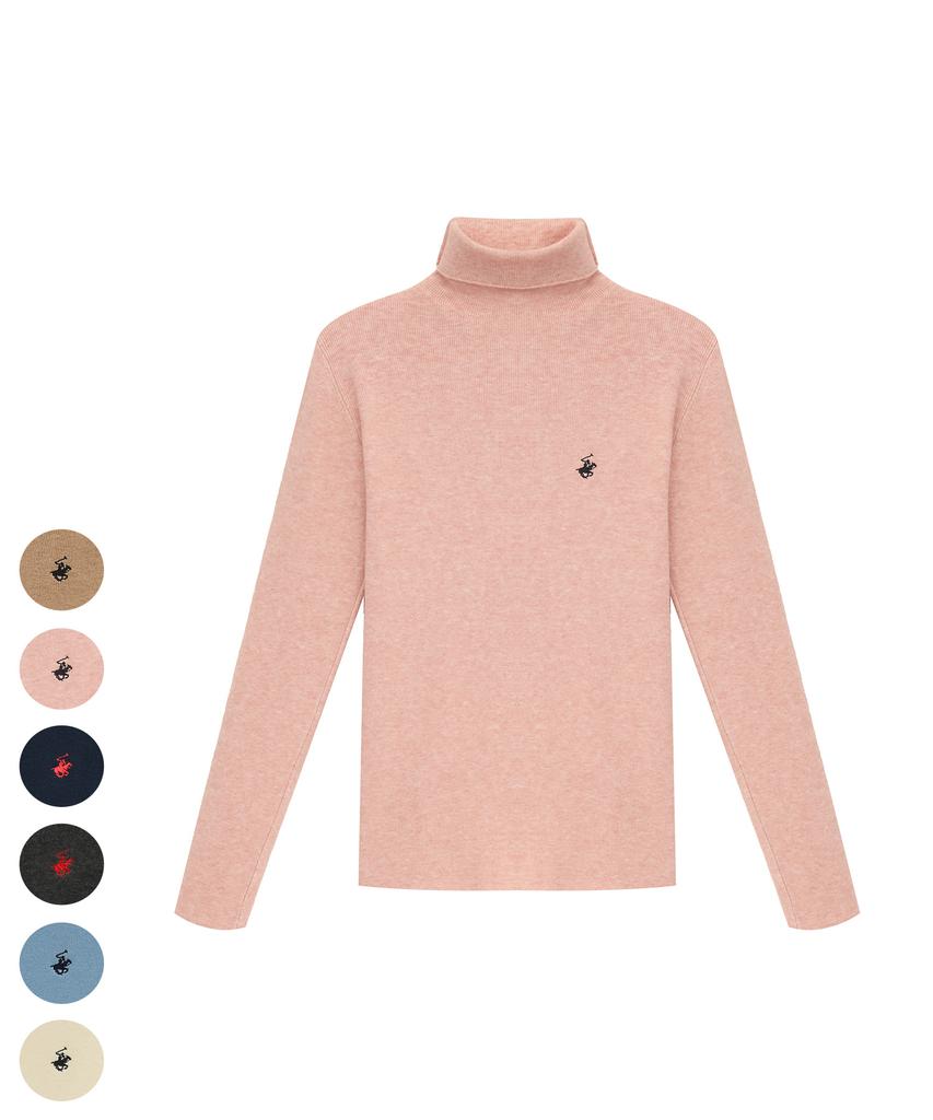 BHPOLOCLUB Women'S Daily Viscose High-Neck Knit 7 Colors Tk029