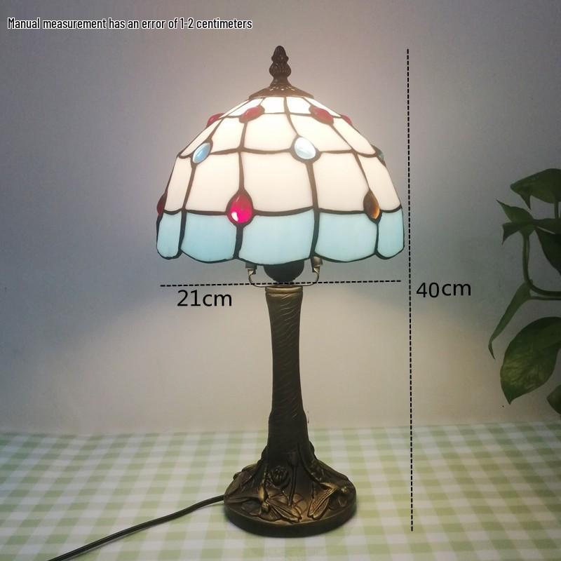 Tiffany Style Desk Lamp for Bedroom, Living Room, or Children's Room Night Light