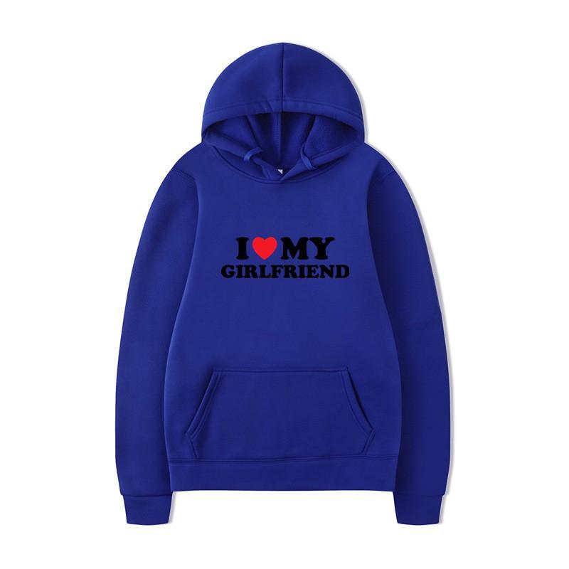 Mens Oversized Hooded Sweatshirt With Heart Print Casual Loose Fit Pullover Streetwear