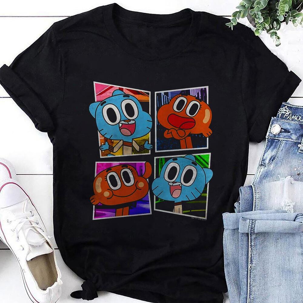 Amazing World Of Gumball And Darwin Best Friends T-Shirt, The Amazing World Of G Unisex T-Shirt M