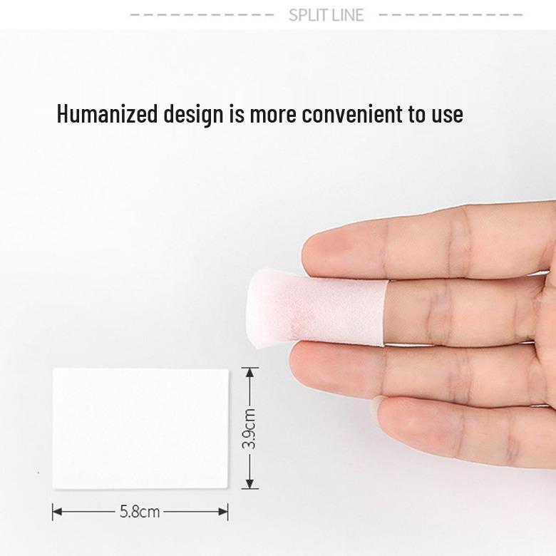 Eco-Friendly Disposable Nail Polish Remover Cotton Pads - Nail Wipes Supplies